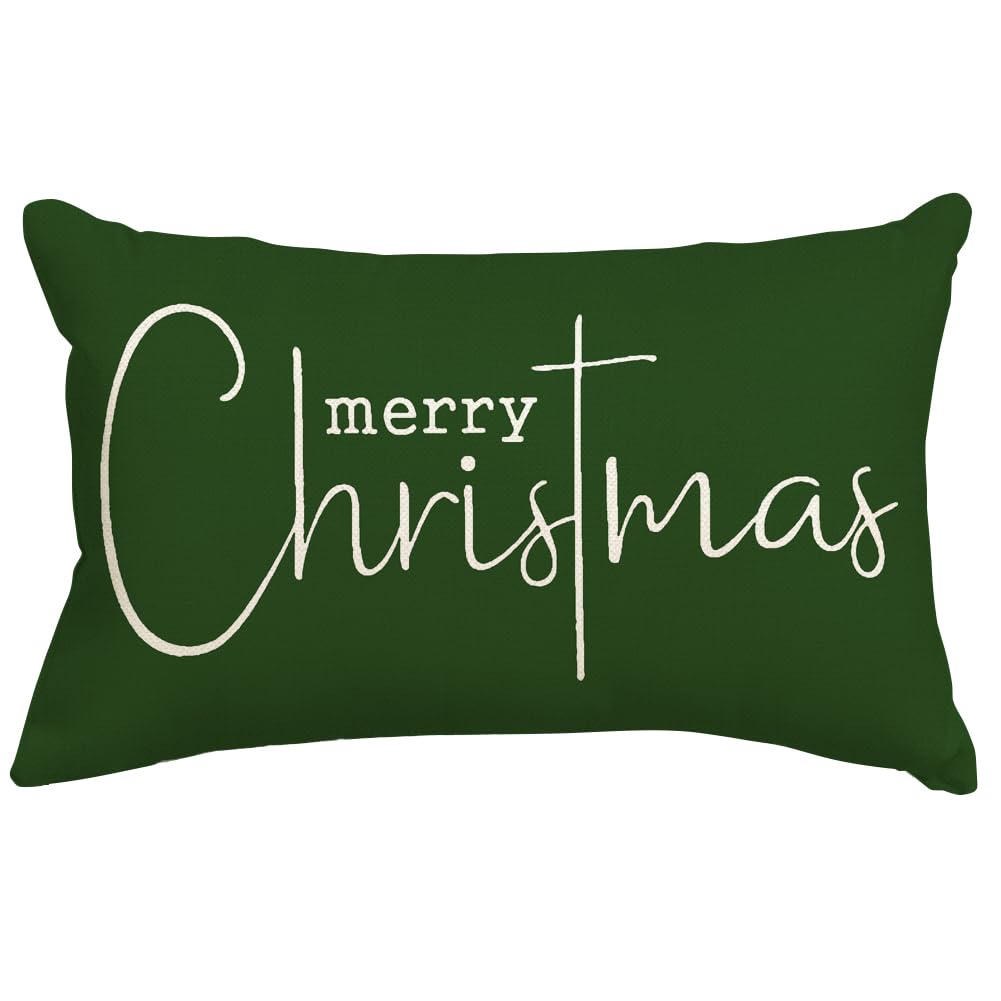 Christmas Pillow Covers 12x20 Inch