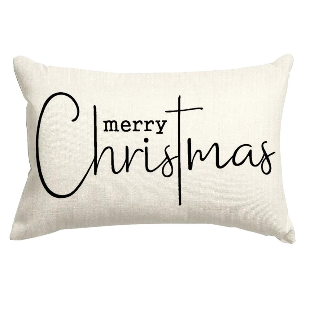 Christmas Pillow Covers 12x20 Inch