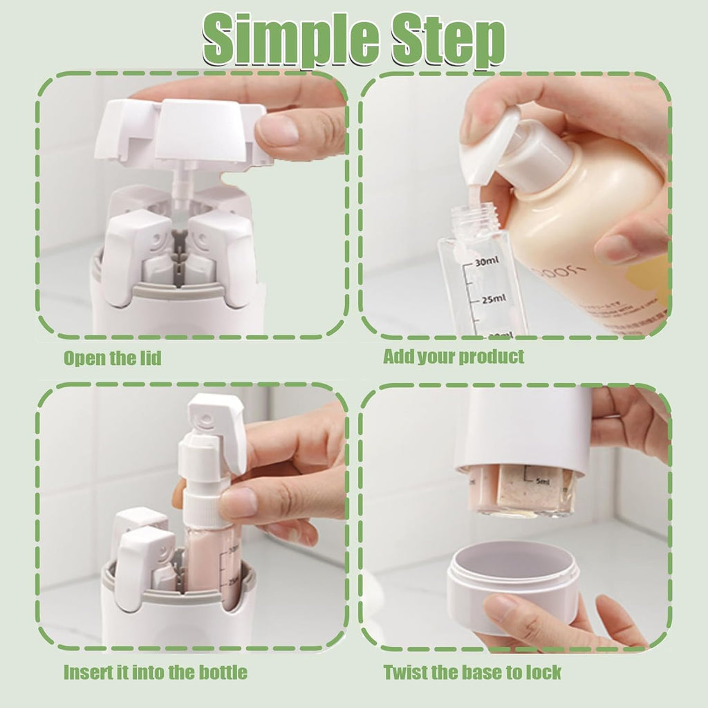 4 in 1 Travel Dispenser