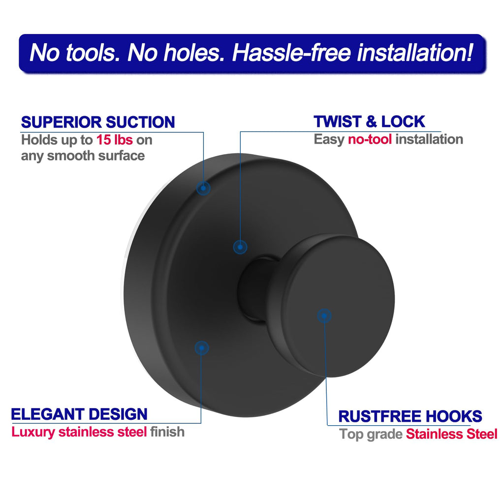 Suction Cup Hooks for Shower