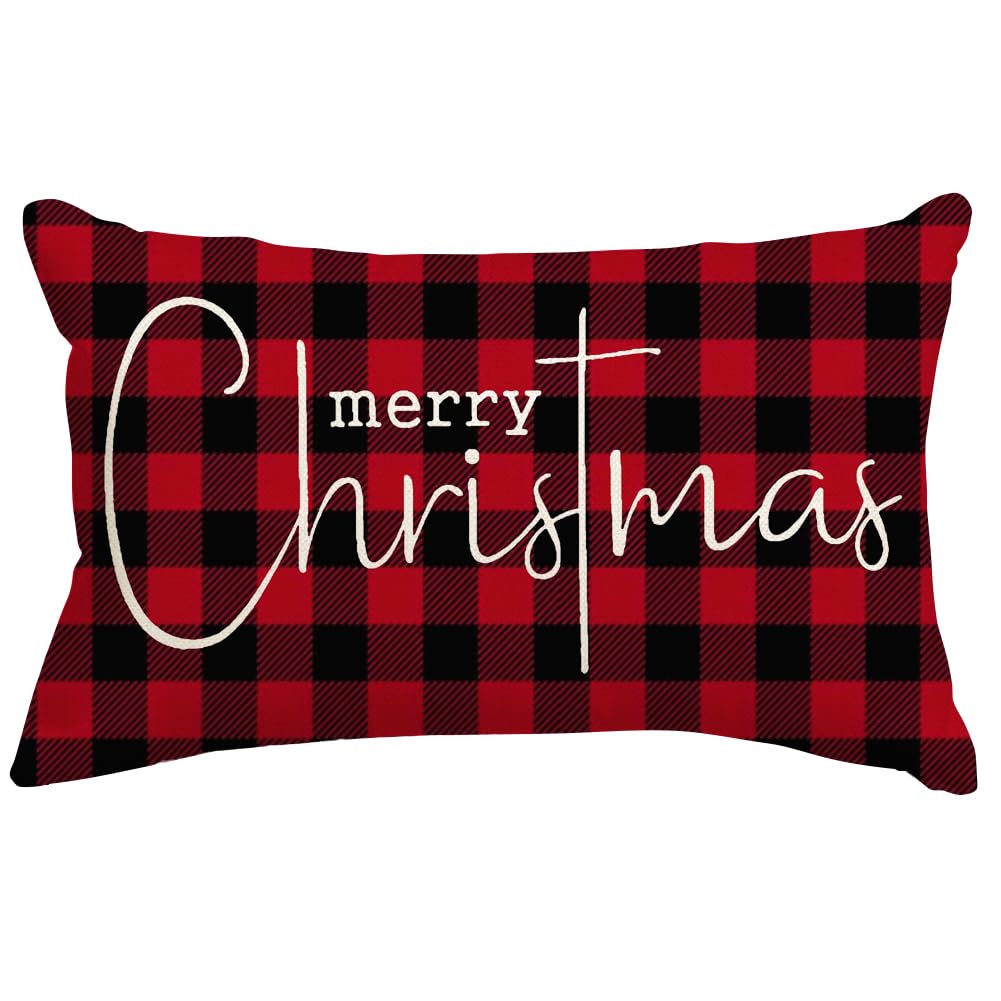 Christmas Pillow Covers 12x20 Inch