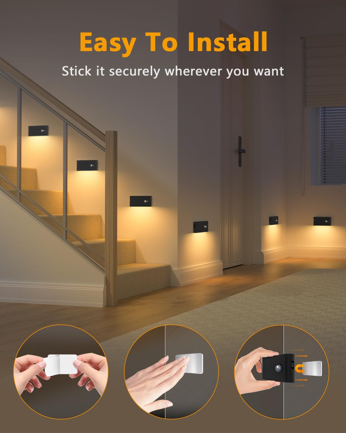 Motion Sensor Night Lights(4-Pack)