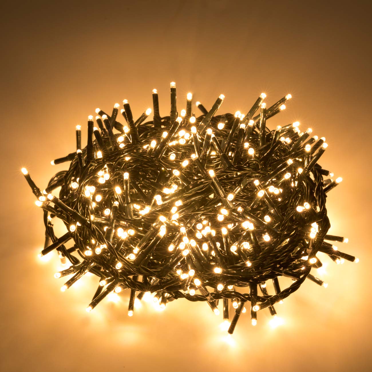 AWQ 500 LED 49ft Christmas Cluster Lights String Lights