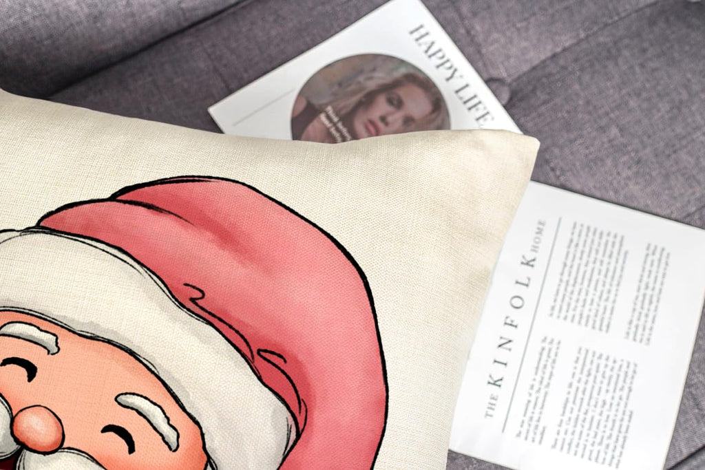 Red Christmas Pillow Covers 18x18 Set of 4