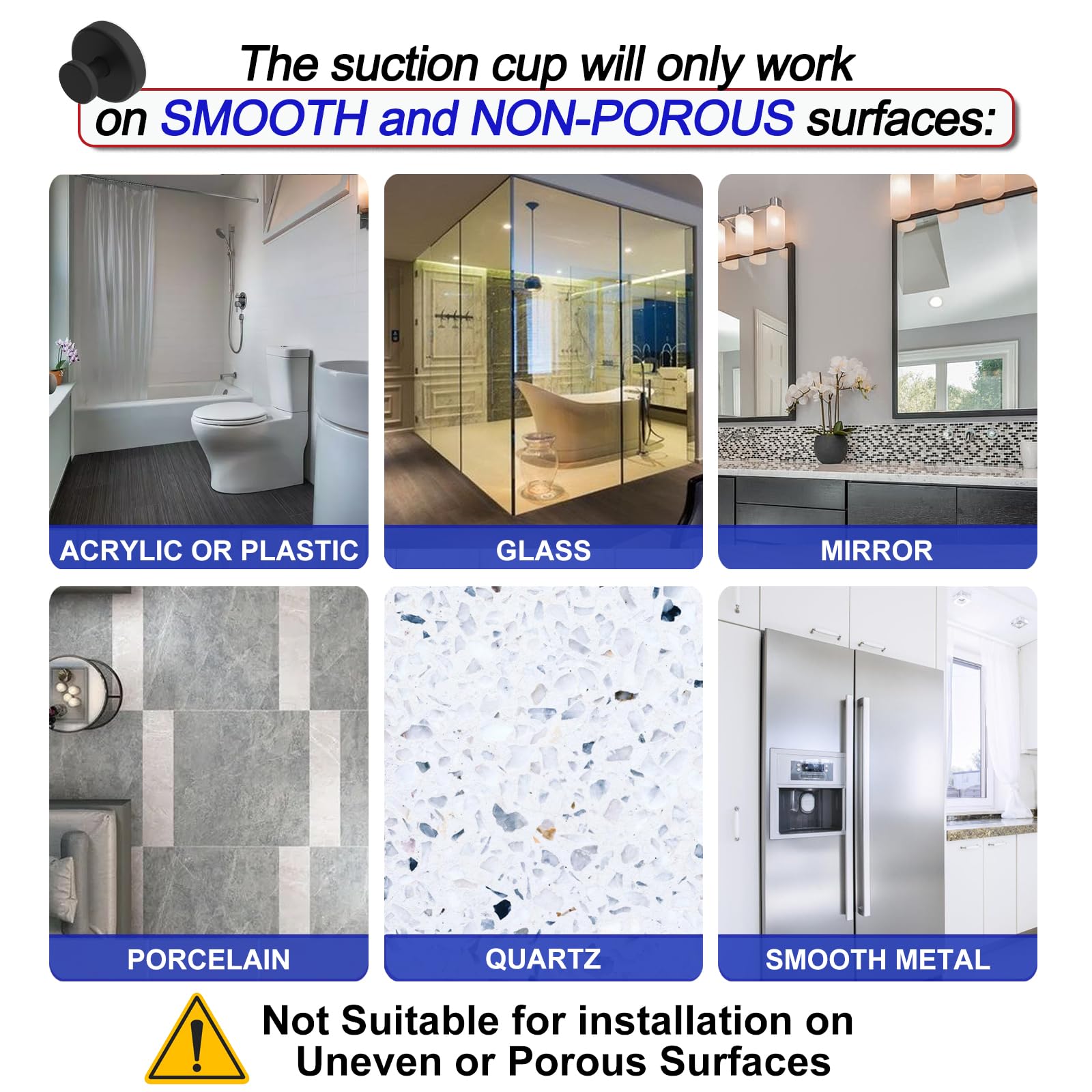 Suction Cup Hooks for Shower