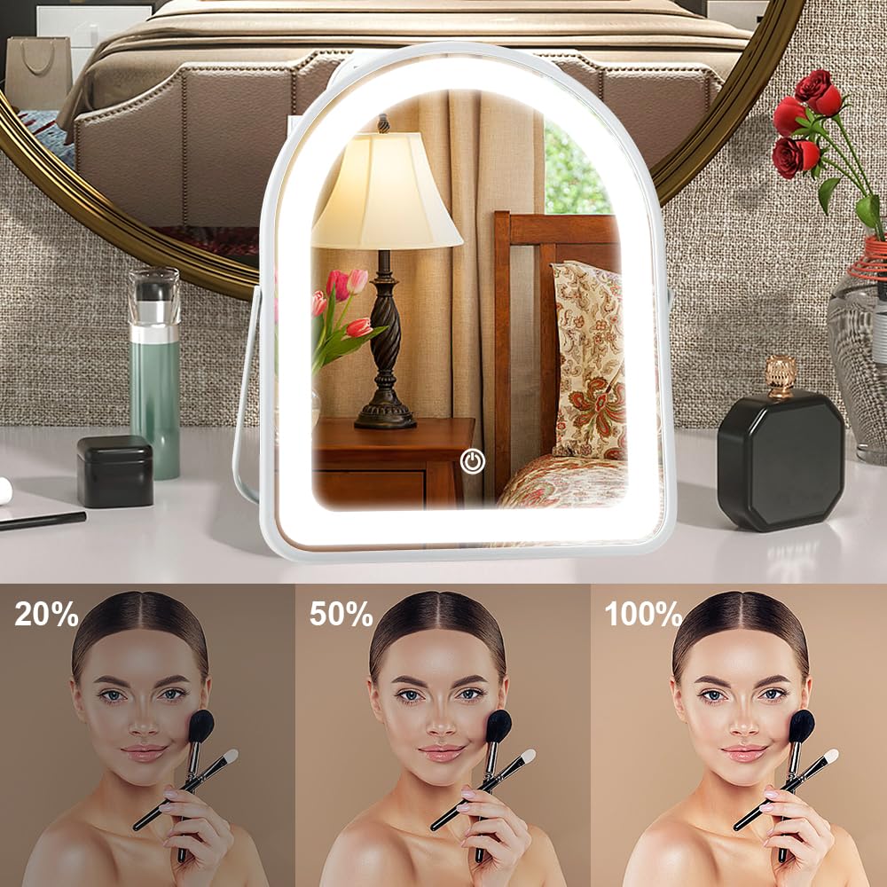 Rechargeable Vanity Mirror with Lights