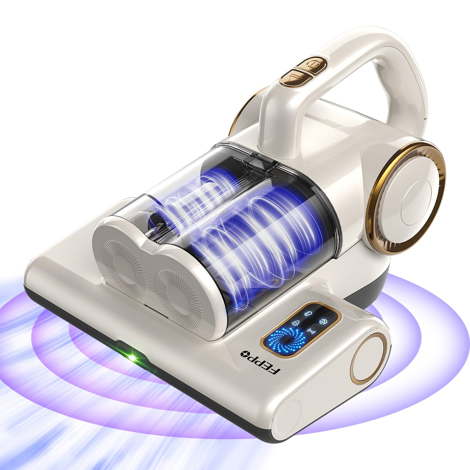 Mattress Vacuum Cleaner, 16Kpa Bed Vacuum Cleaner with 253.7nm UV-C Light, 140°F Heat