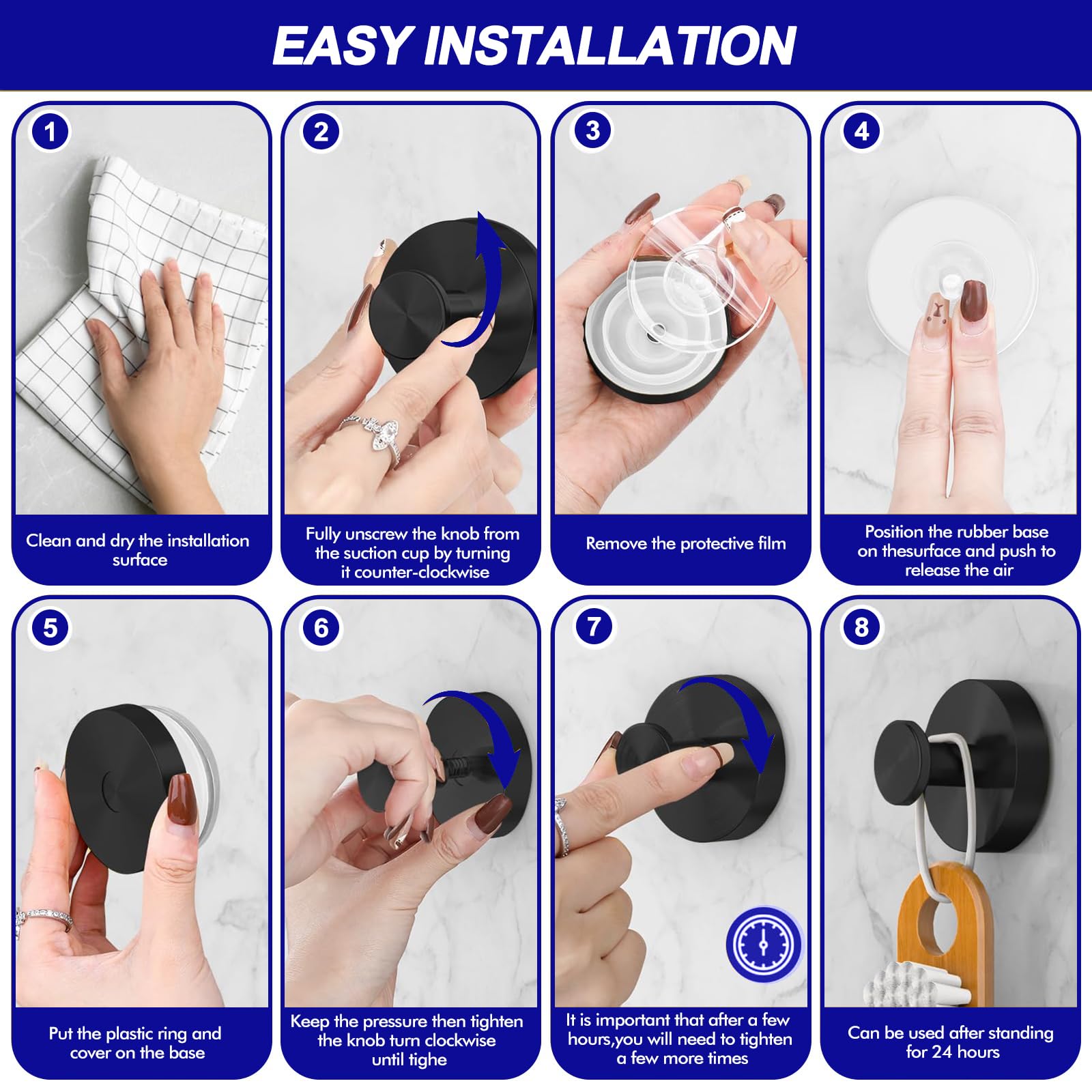 Suction Cup Hooks for Shower