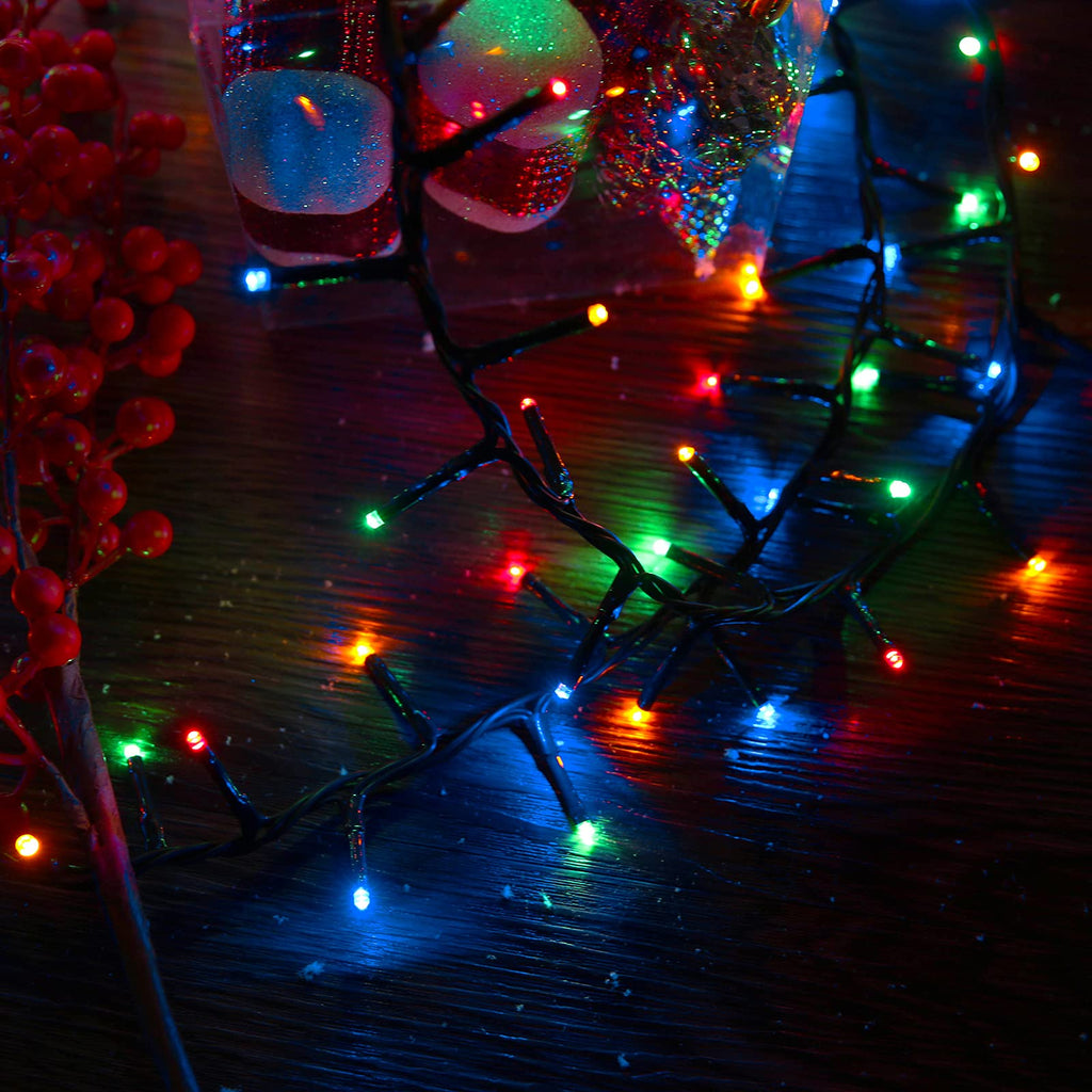 AWQ 500 LED 49ft Christmas Cluster Lights String Lights