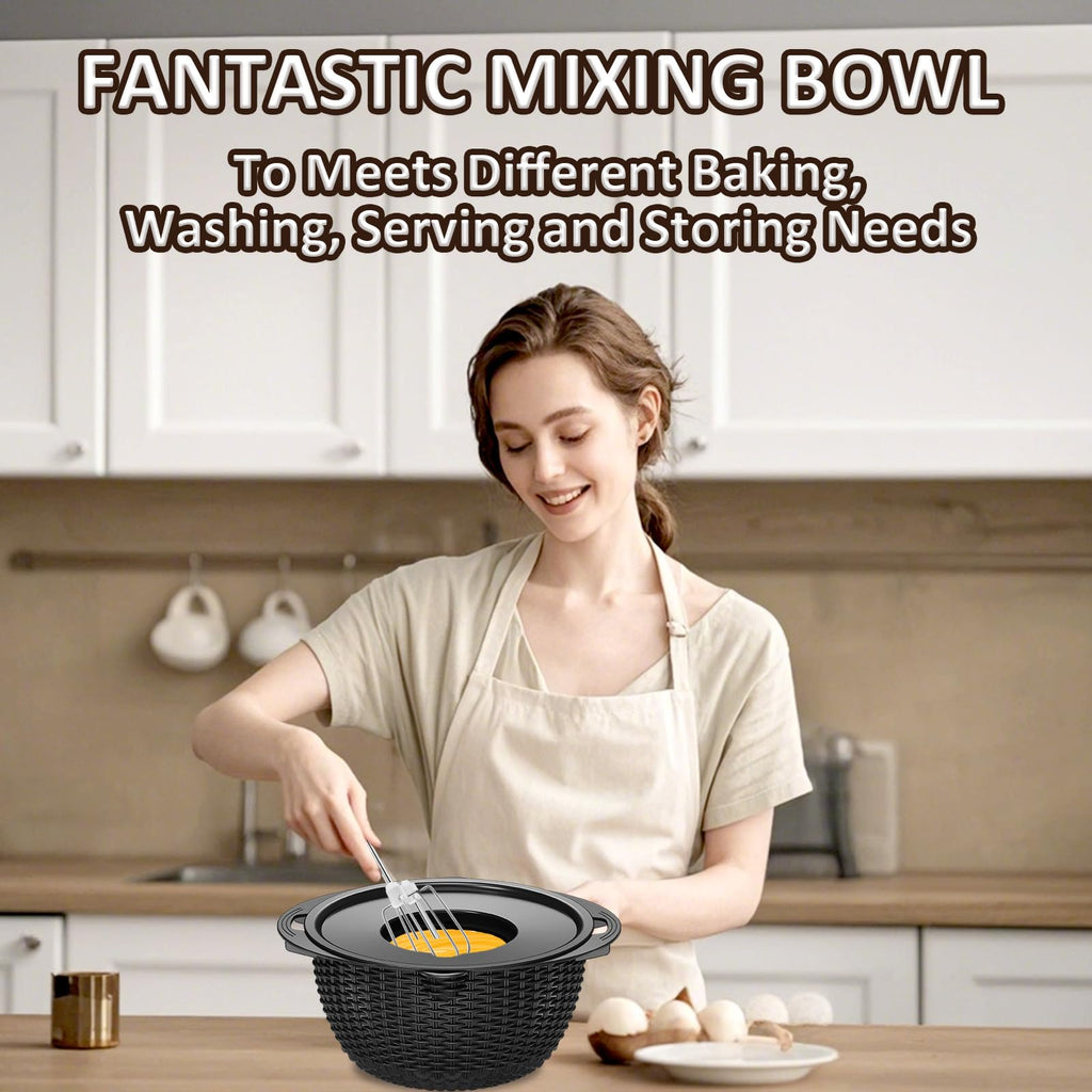 4-1 Colander with Mixing Bowls Set