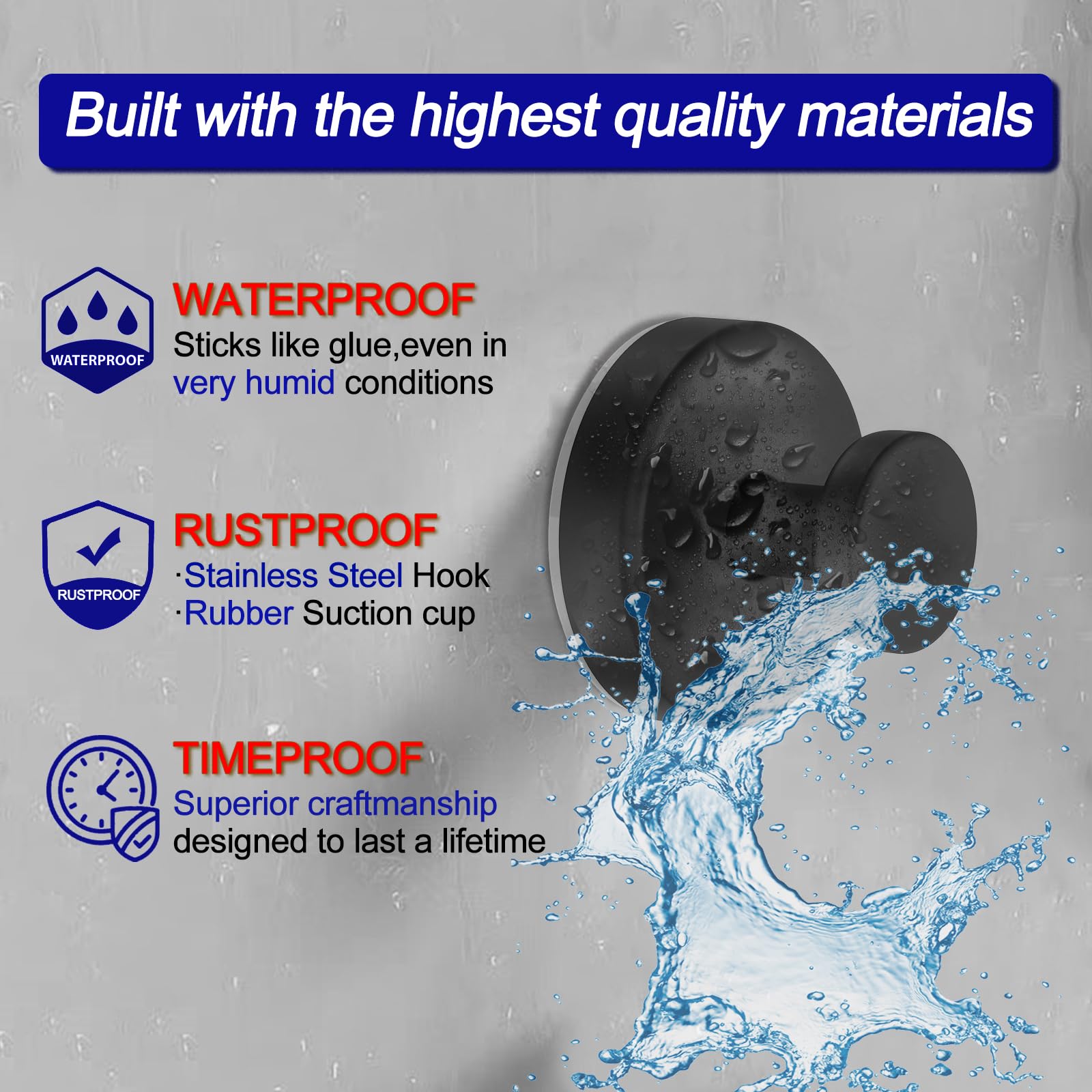 Suction Cup Hooks for Shower