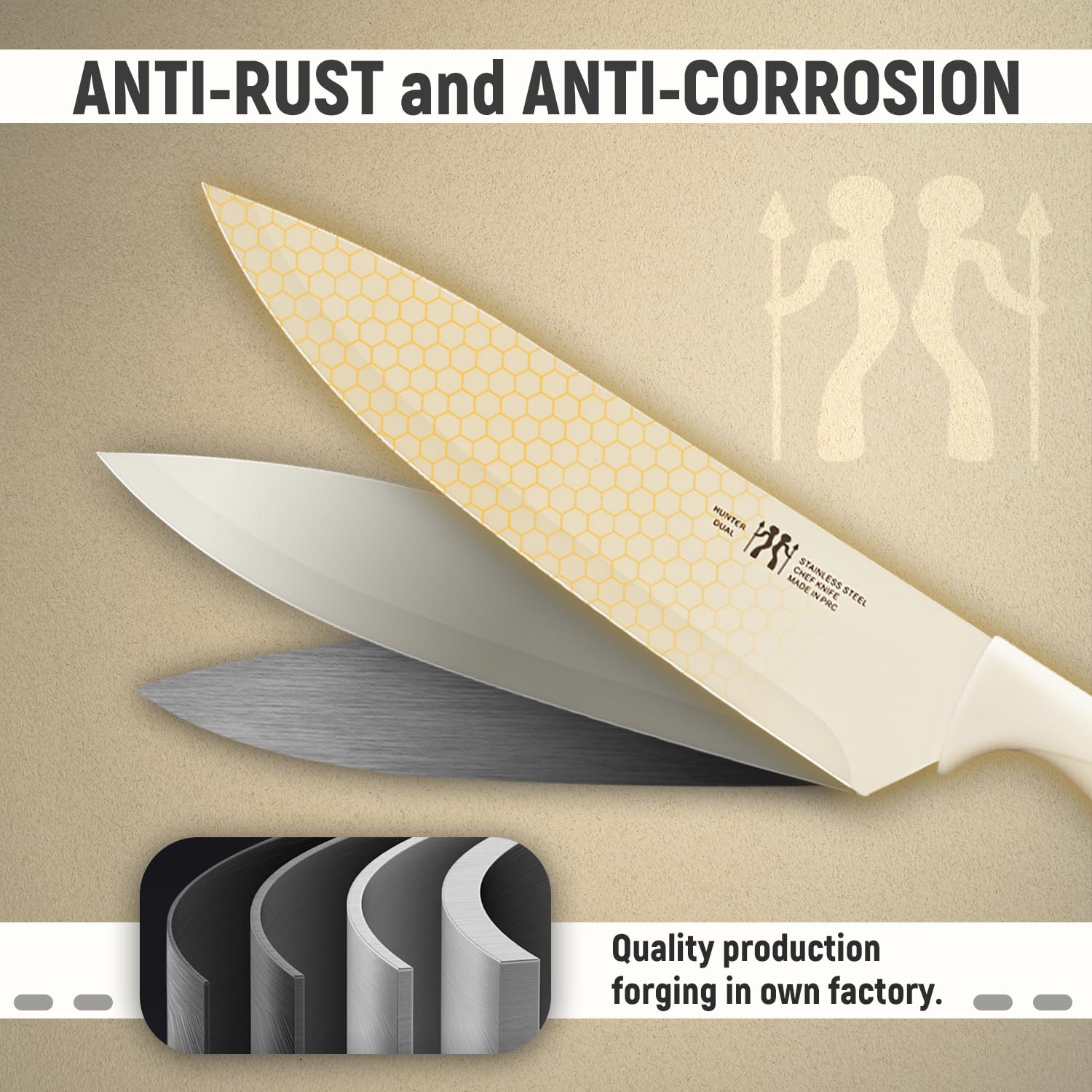 8-Piece Kitchen Knife Set for Chef
