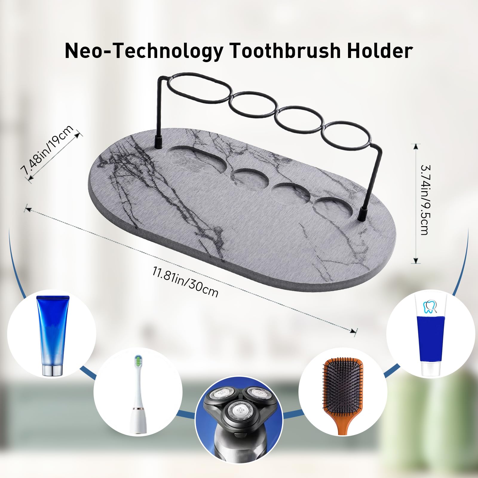 Toothbrush Holders for Bathroom