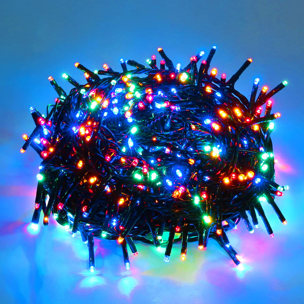 AWQ 500 LED 49ft Christmas Cluster Lights String Lights