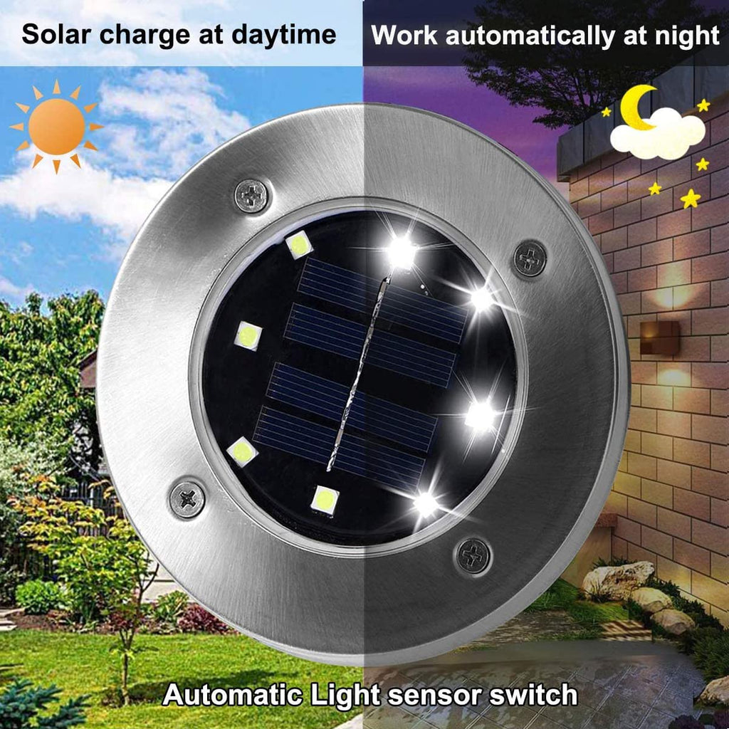 Upgraded Outdoor Garden Waterproof Bright in-Ground Light