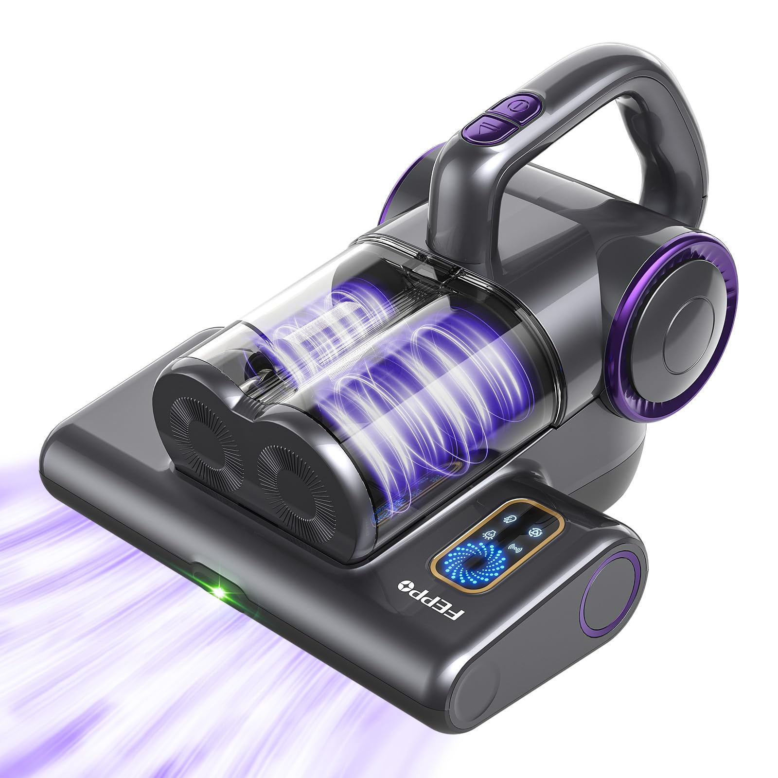 Mattress Vacuum Cleaner, 16Kpa Bed Vacuum Cleaner with 253.7nm UV-C Light, 140°F Heat