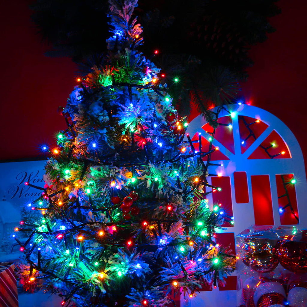 AWQ 500 LED 49ft Christmas Cluster Lights String Lights