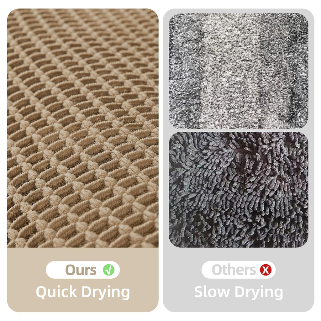 Non Slip Washable Super Absorbent Quick Dry Farmhouse Bathroom Decor, 30"x20"