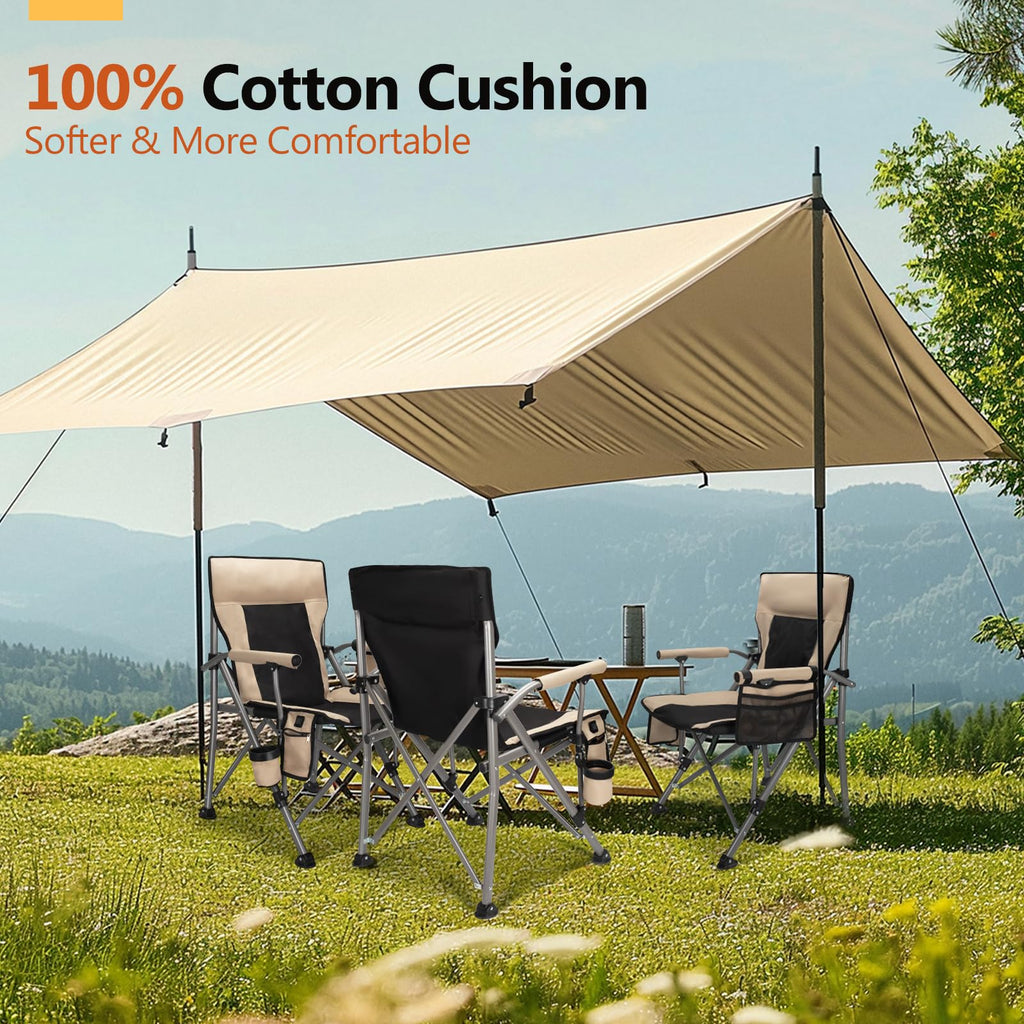 Heated Camping Chair with 20,000 mAh Battery