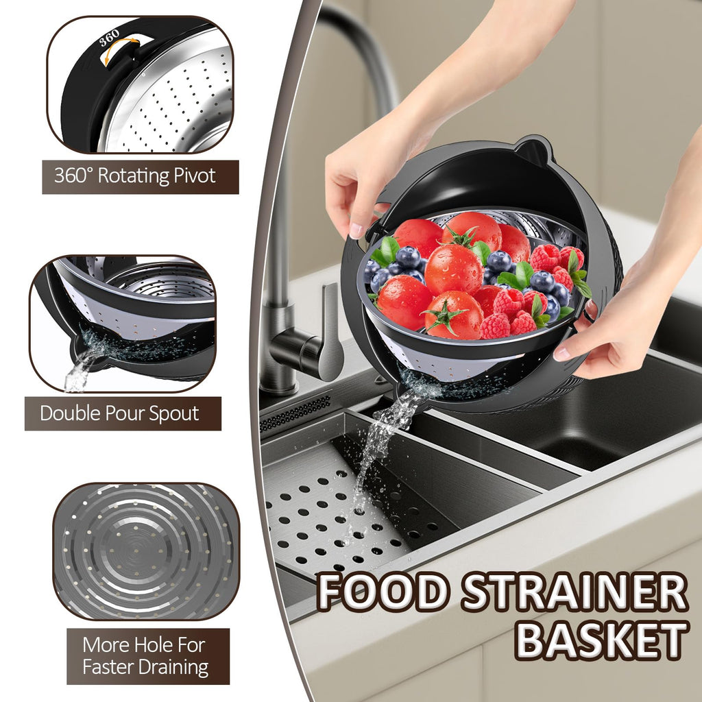 4-1 Colander with Mixing Bowls Set