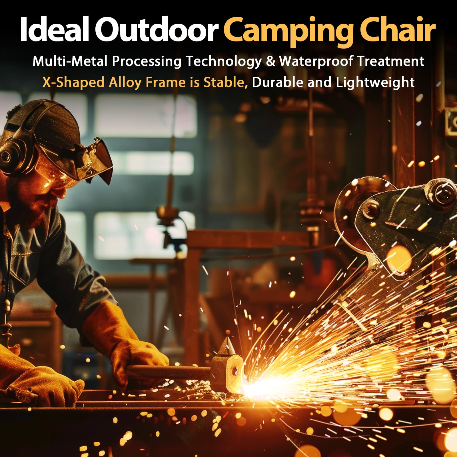 Heated Camping Chair with 20,000 mAh Battery