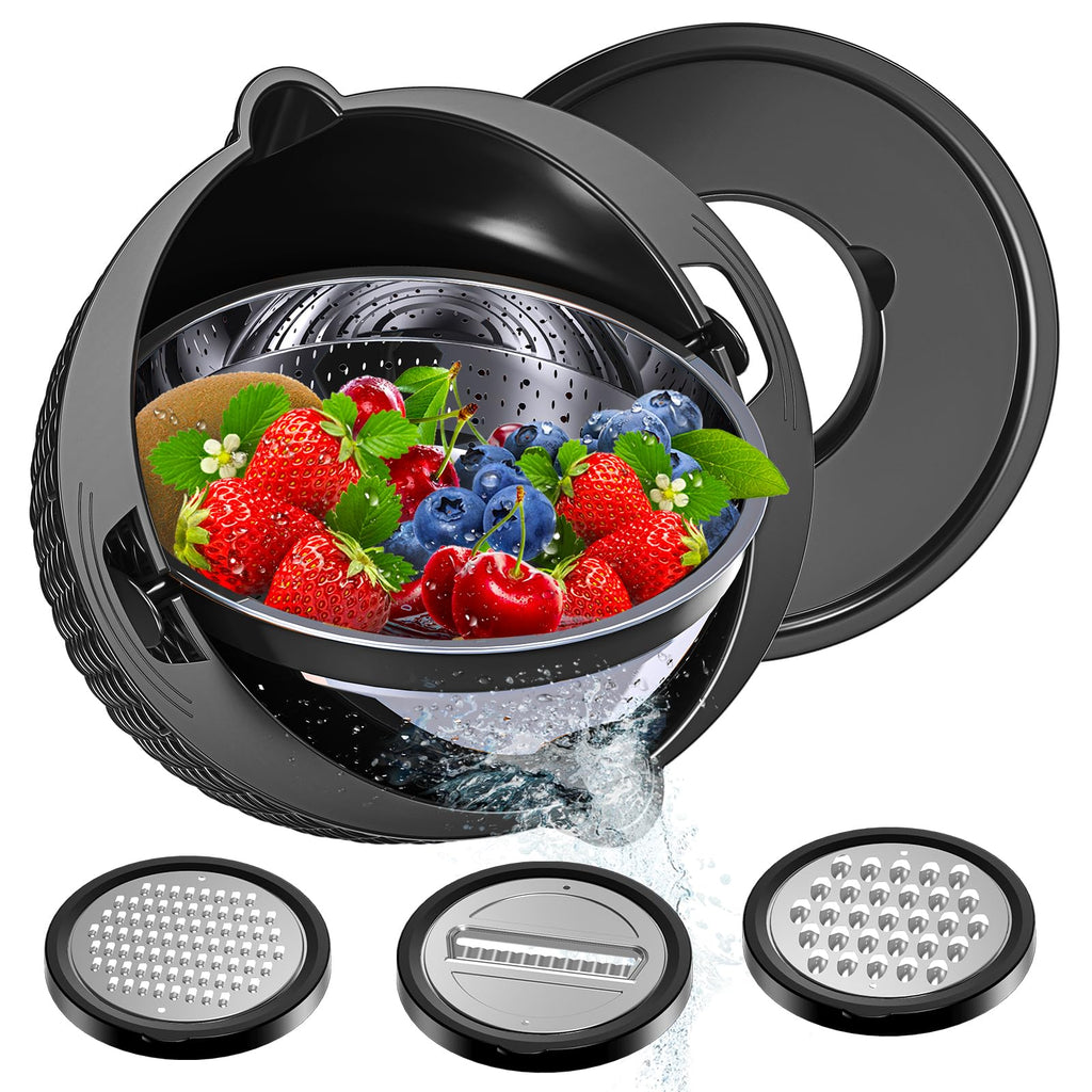 4-1 Colander with Mixing Bowls Set