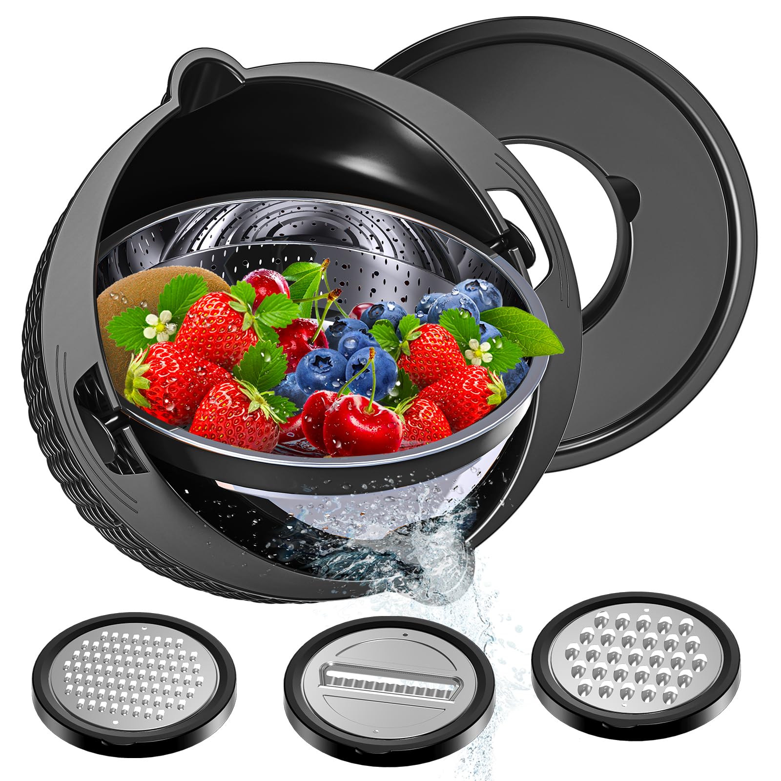 4-1 Colander with Mixing Bowls Set