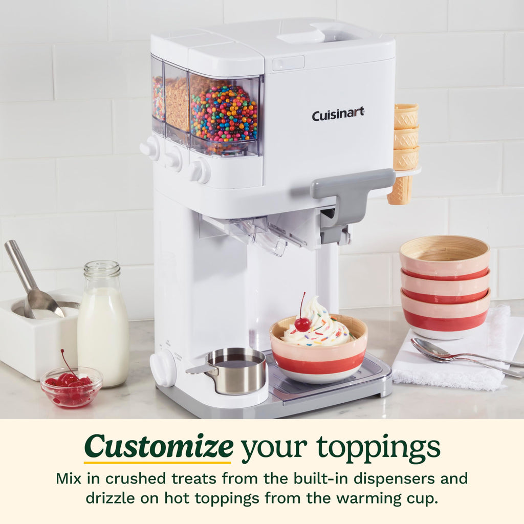 Soft Serve Ice Cream Machine- Mix It In Ice Cream Maker for Frozen Yogurt