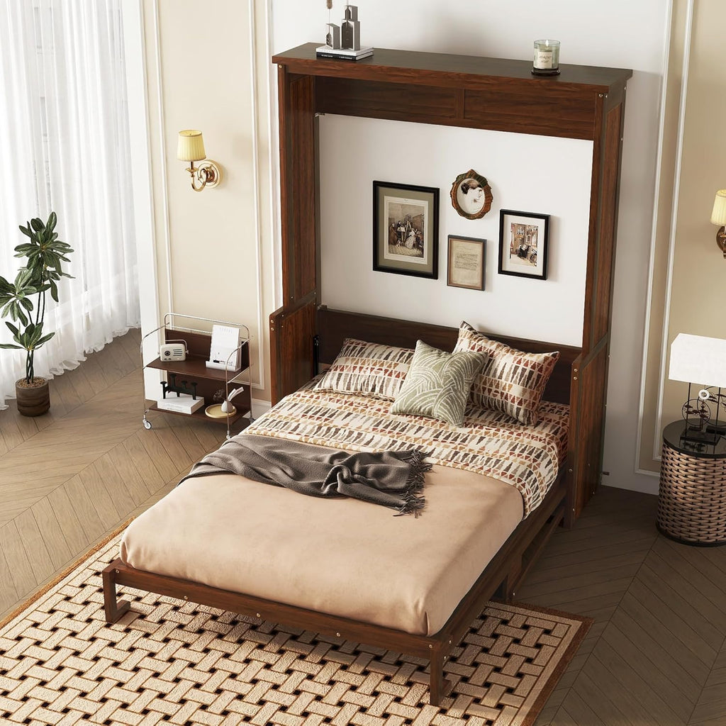 MURPHY BED QUEEN WITH SHELF & DESK