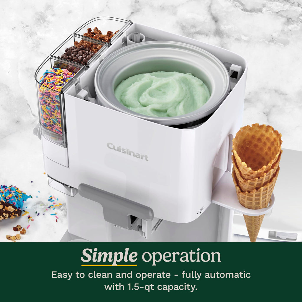 Soft Serve Ice Cream Machine- Mix It In Ice Cream Maker for Frozen Yogurt