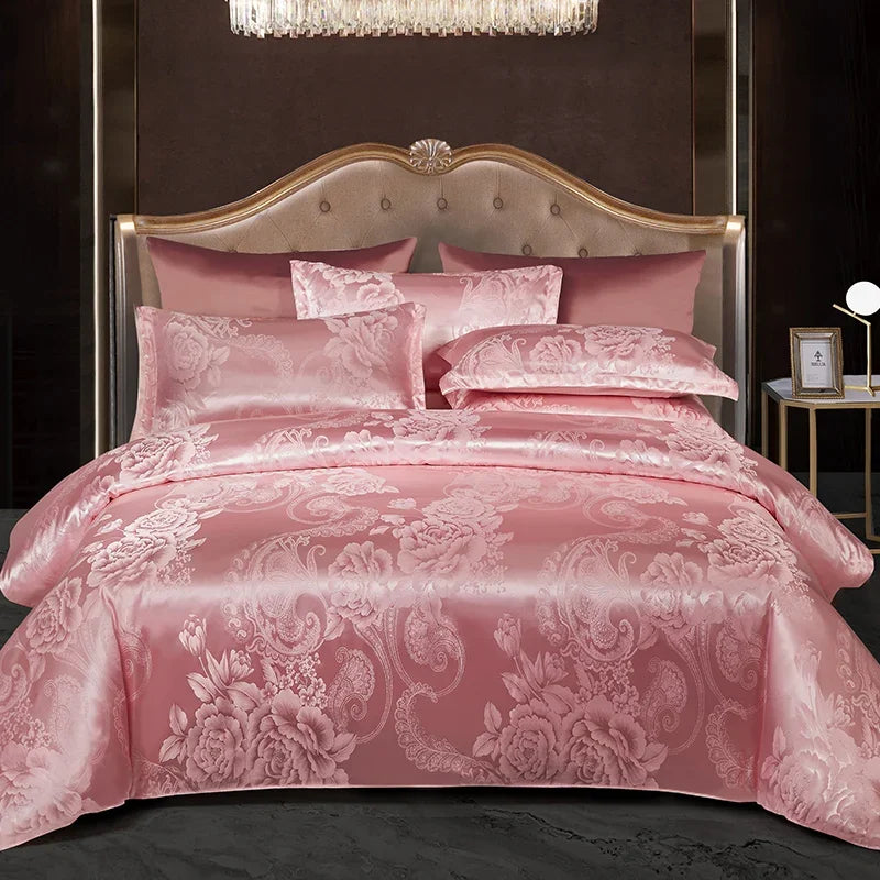 High End Jacquard King Size Bedding Set