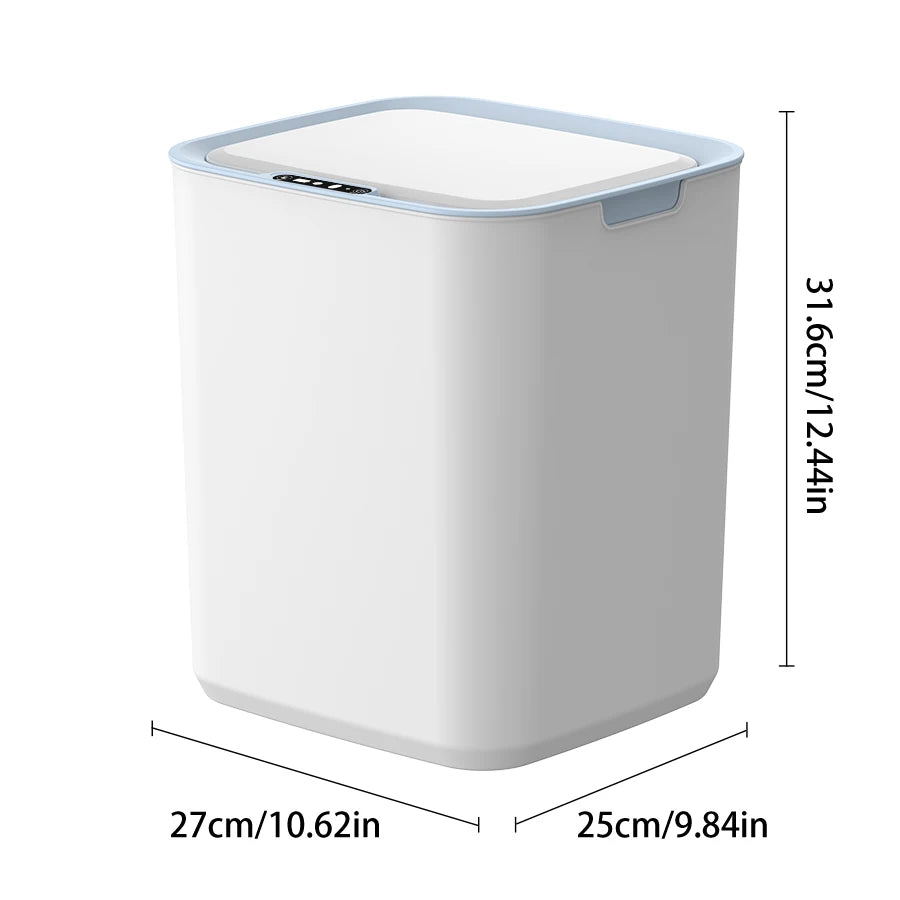 22L Smart Kitchen House Office Trash Can Automatic Opening Induction Trash Bin Garbage Can Compost Bin Battery Version