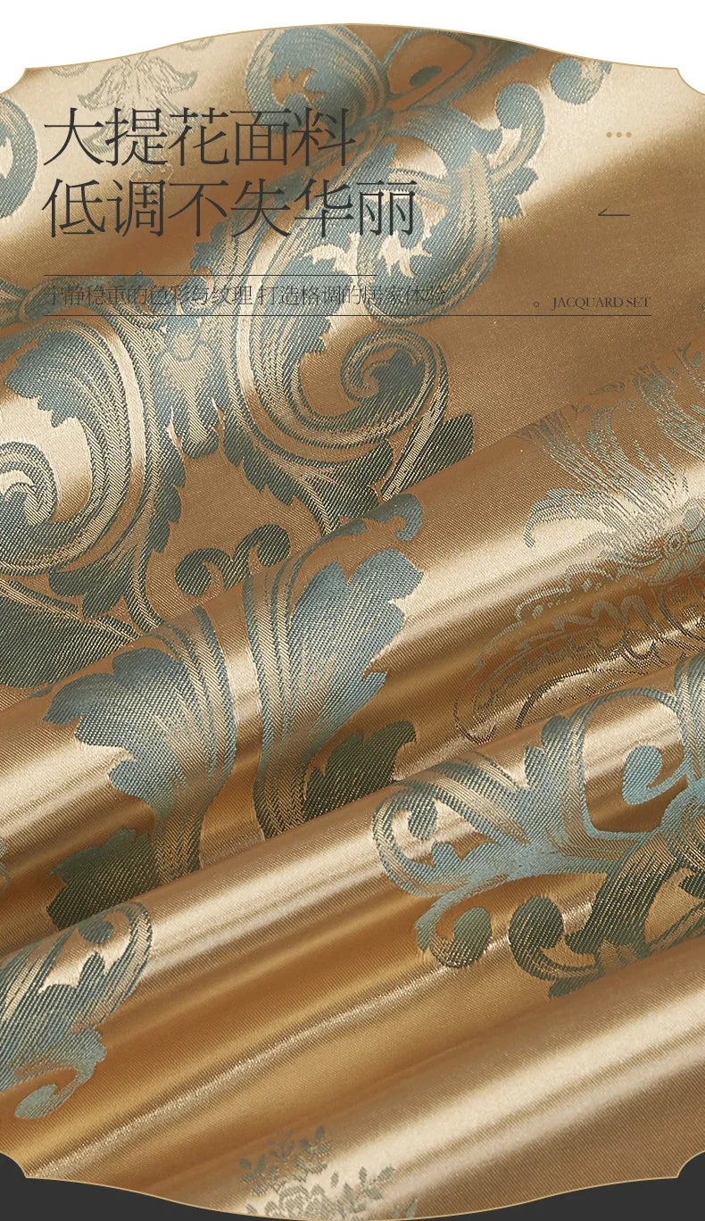 High End Jacquard King Size Bedding Set