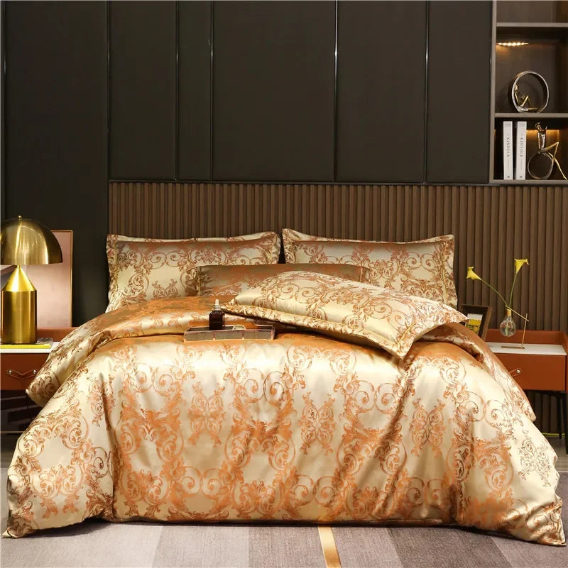 High End Jacquard King Size Bedding Set