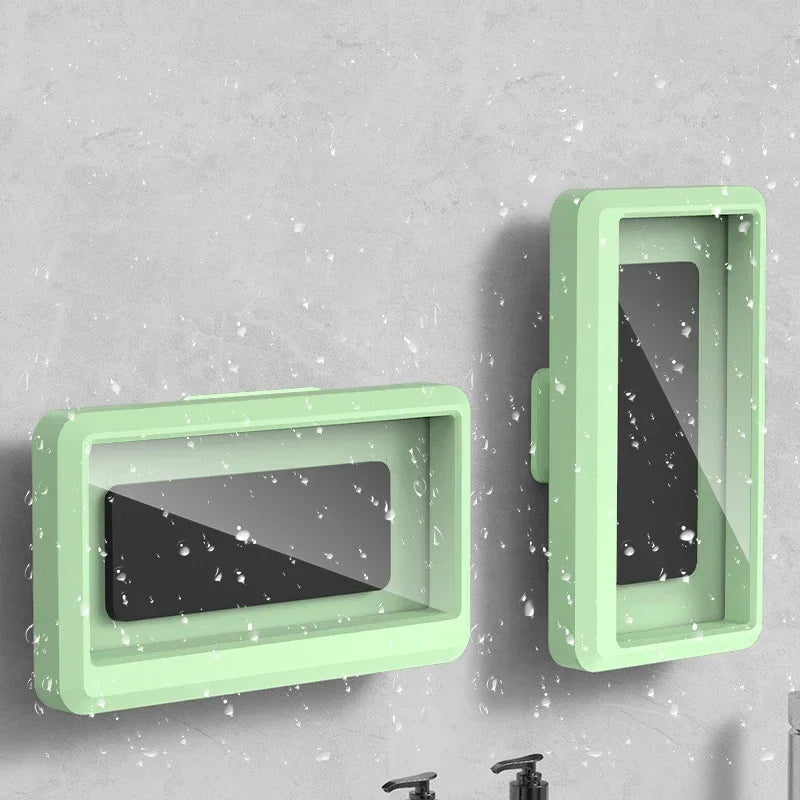 Fixed Universal Waterproof and Anti-fog Mobile Phone Case for Bathrooms