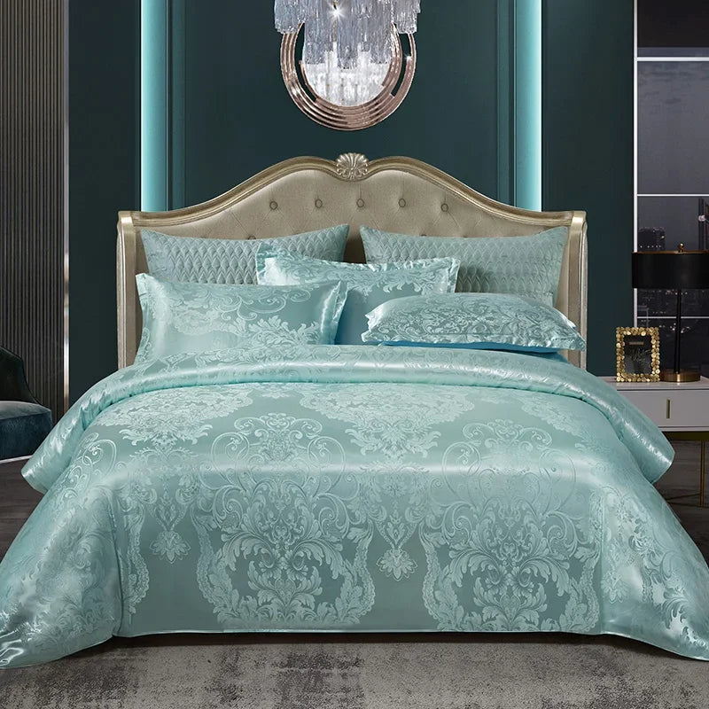 High End Jacquard King Size Bedding Set