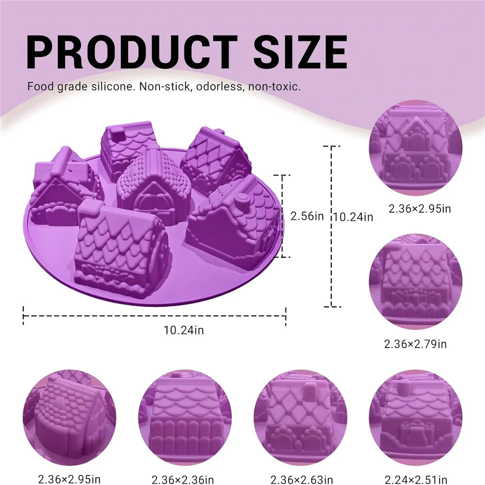 3D  Christmas Silicone Molds