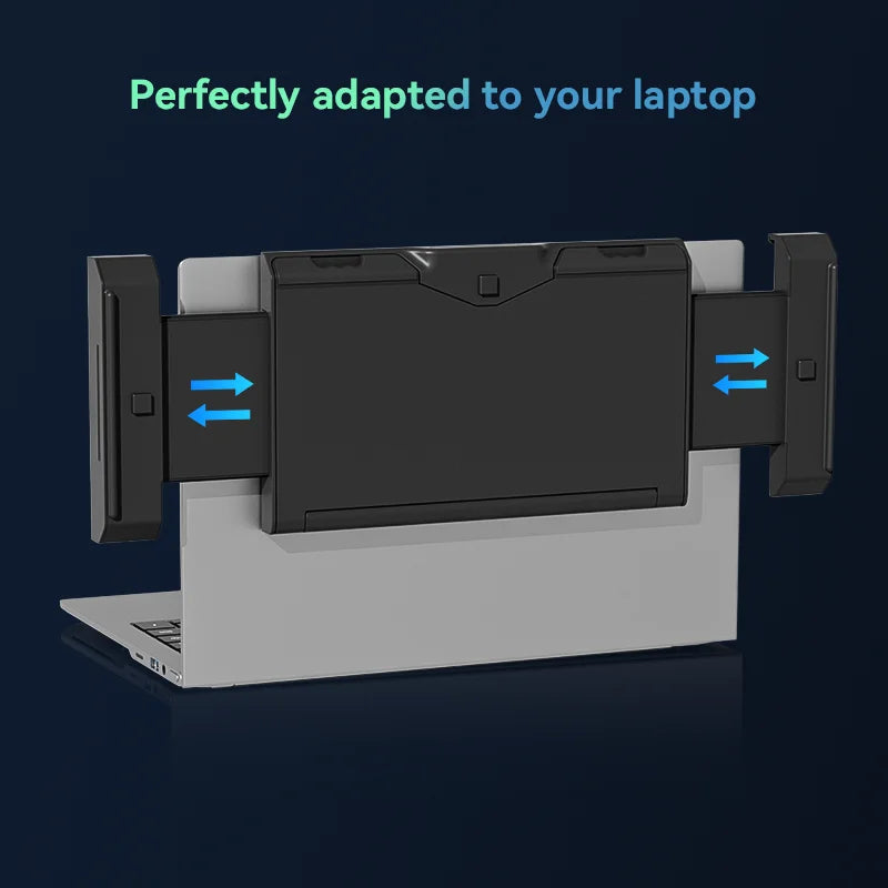 FHD Portable Tri-screen Monitor 3 Displays for 13.3-16 inch Laptop