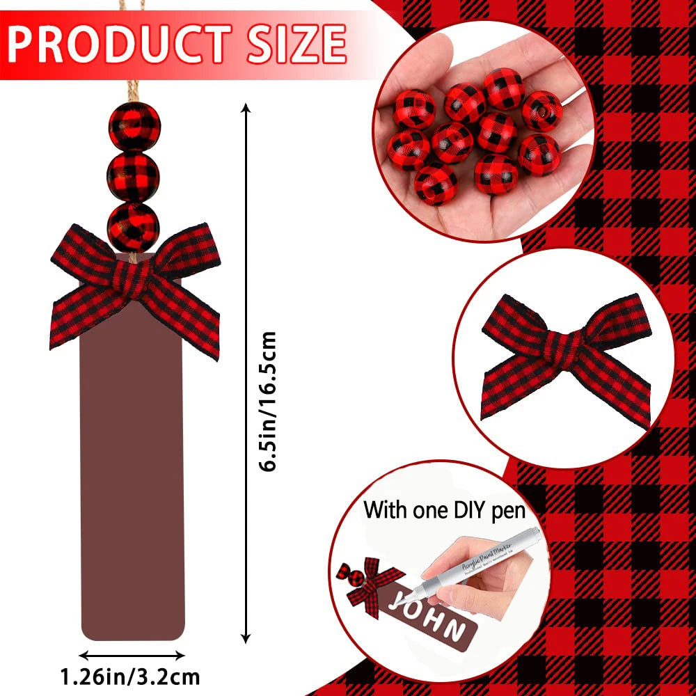 Christmas Stockings with tags