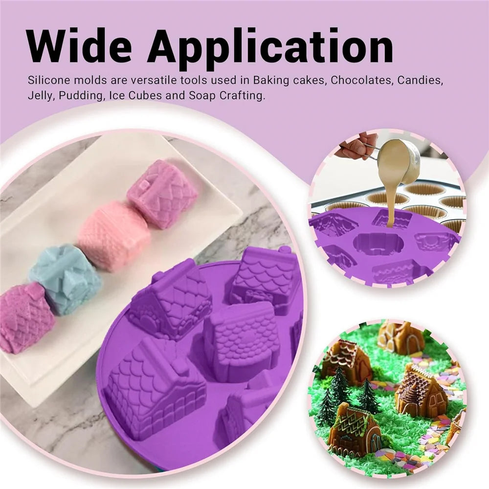 3D  Christmas Silicone Molds