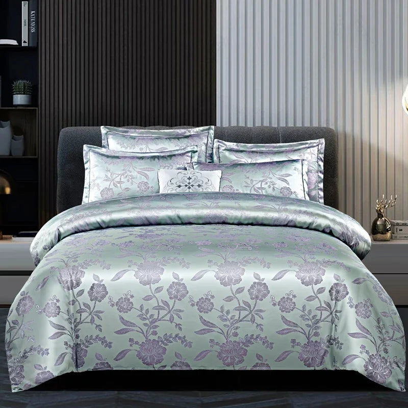 High End Jacquard King Size Bedding Set