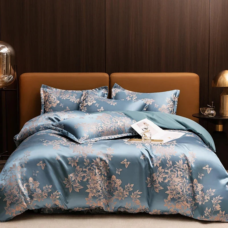 High End Jacquard King Size Bedding Set