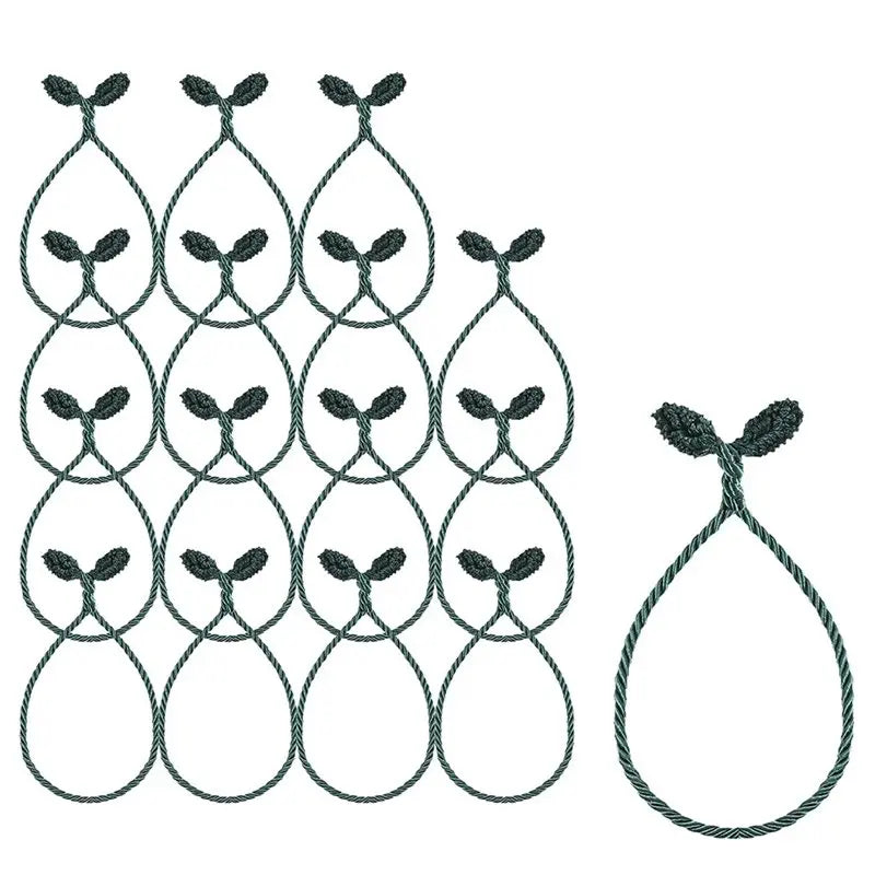 20-Inch Long Flexible& Reusable Twist Ties 16-Pack Christmas Garland Ties