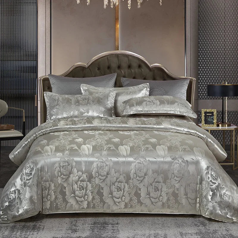 High End Jacquard King Size Bedding Set