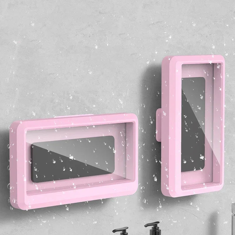 Fixed Universal Waterproof and Anti-fog Mobile Phone Case for Bathrooms