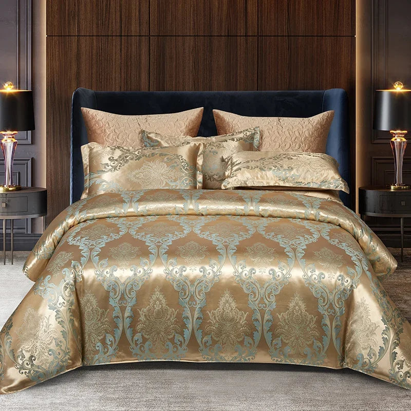 High End Jacquard King Size Bedding Set
