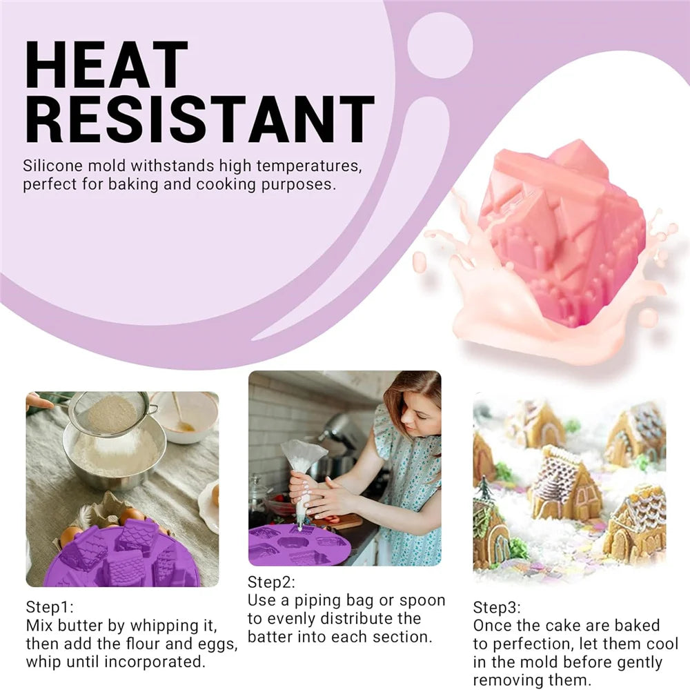 3D  Christmas Silicone Molds