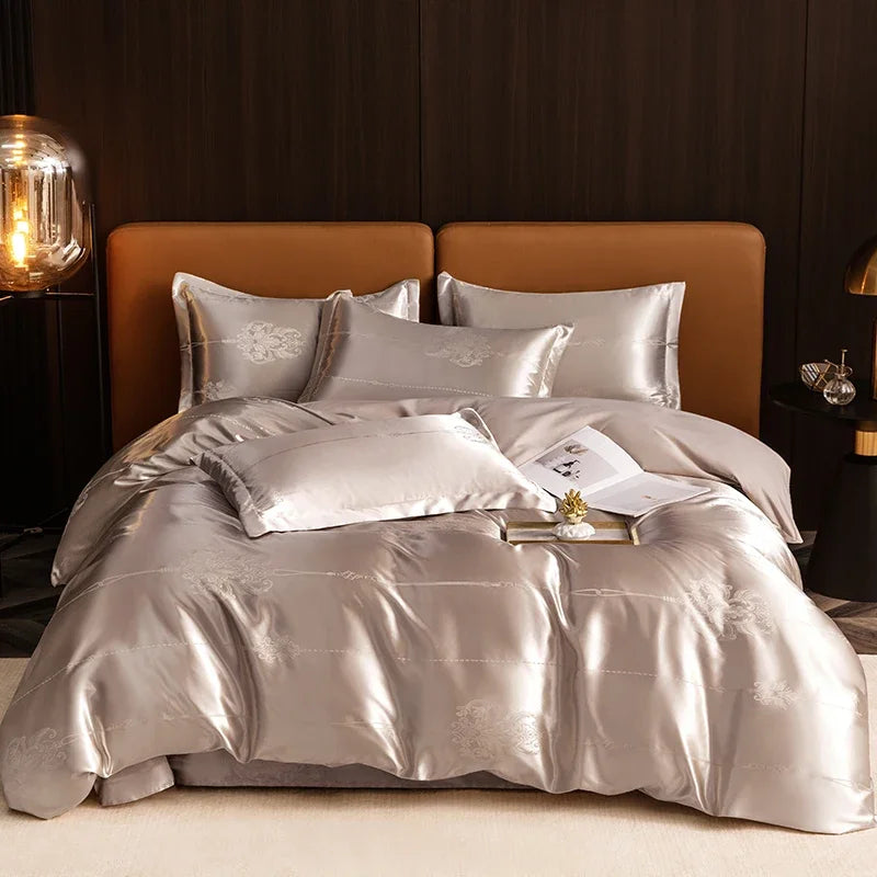 High End Jacquard King Size Bedding Set