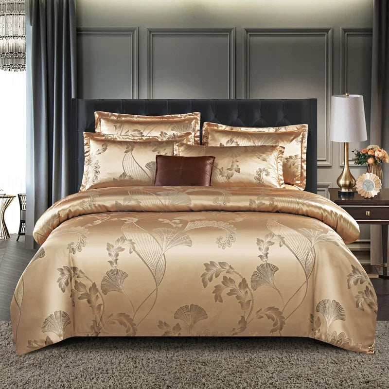 High End Jacquard King Size Bedding Set